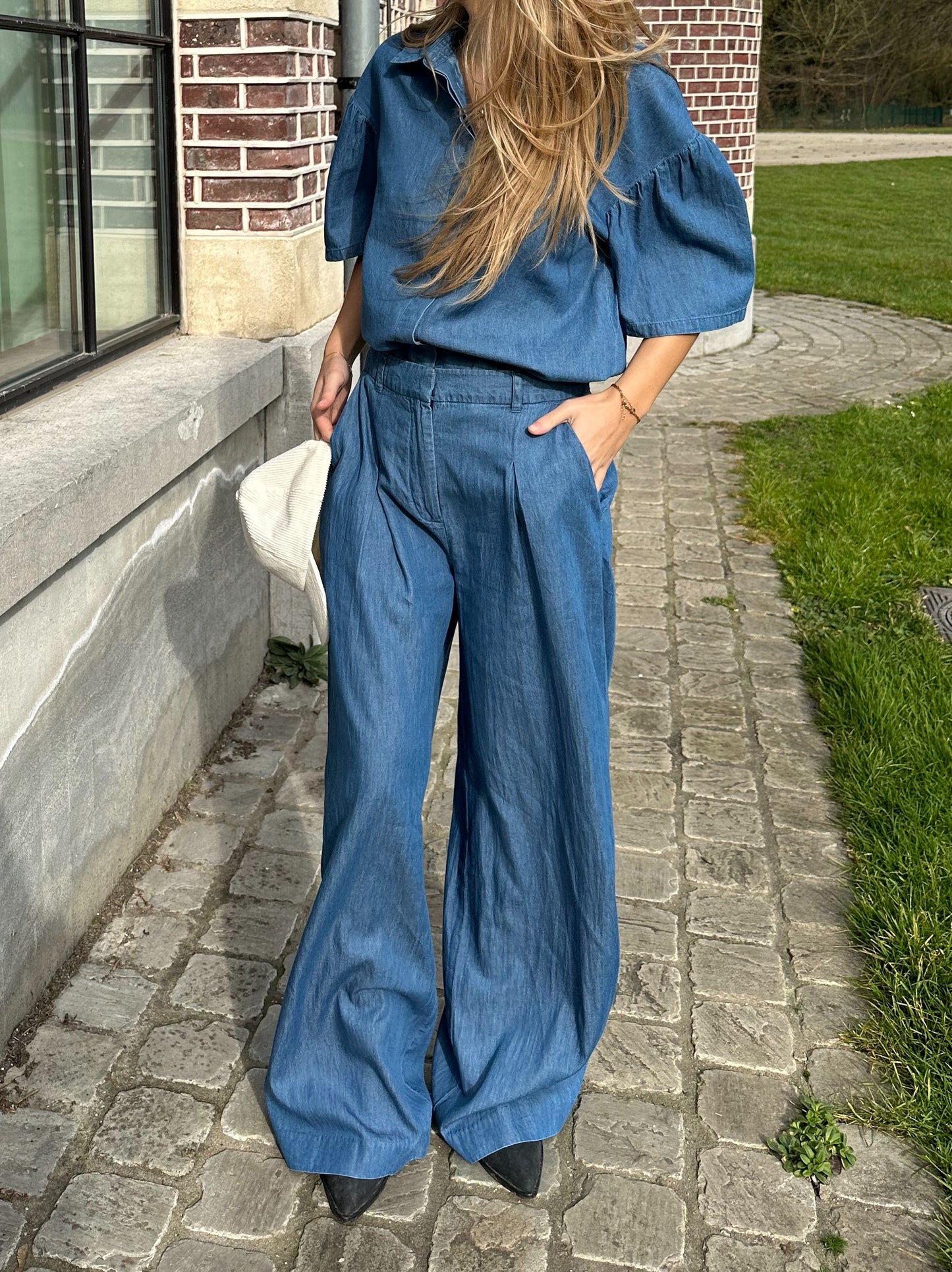 Denim trousers