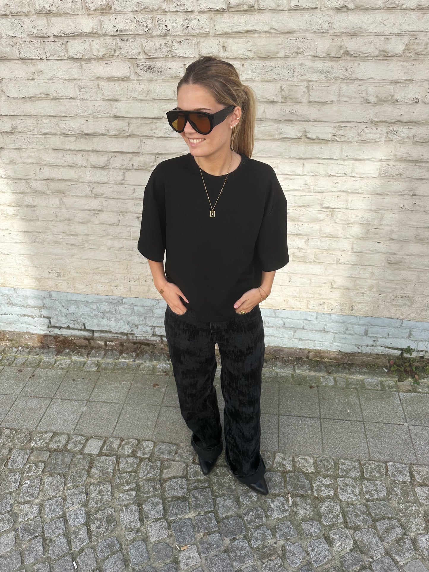 Oversized t-shirt - black