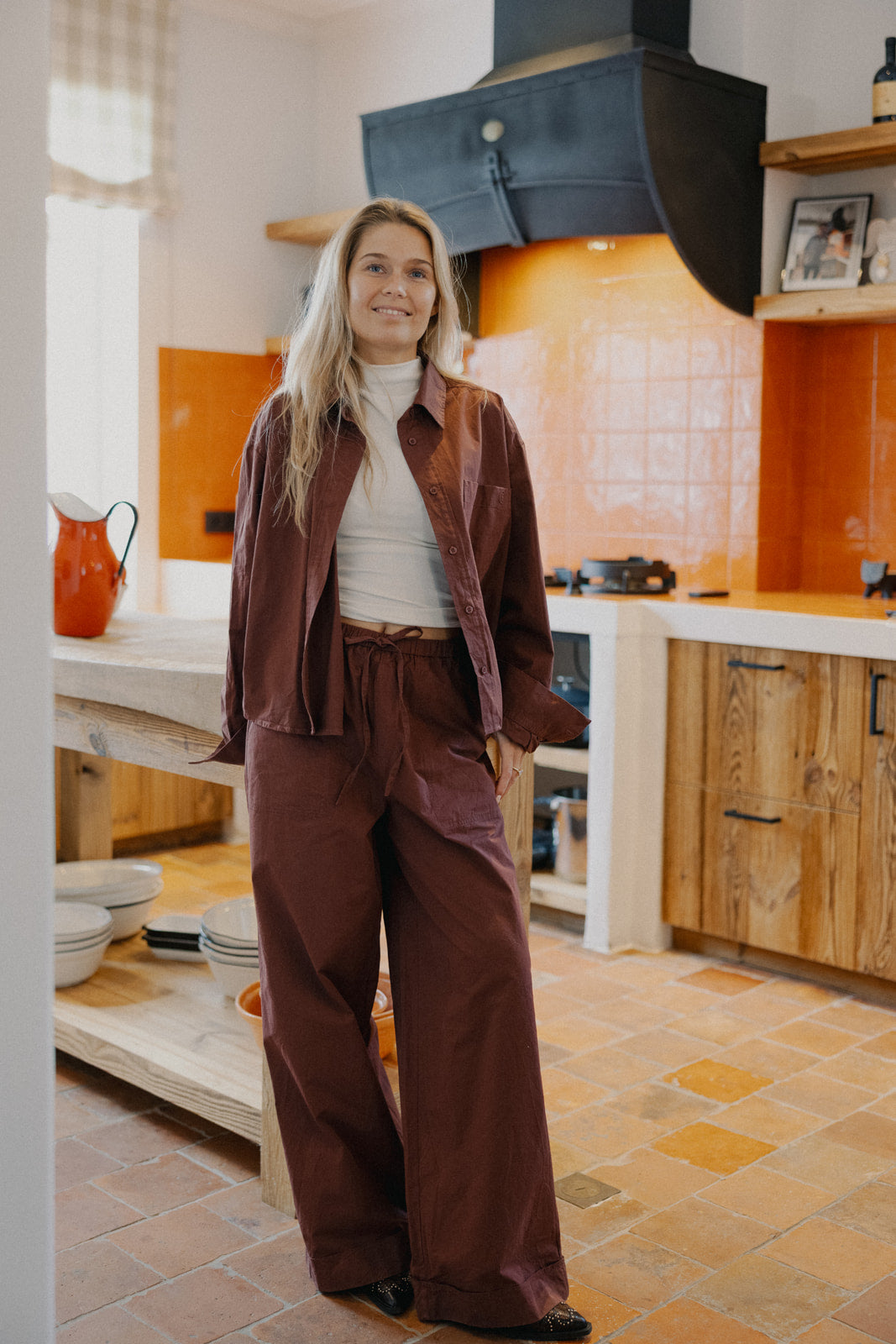 Mae blouse - bordeaux
