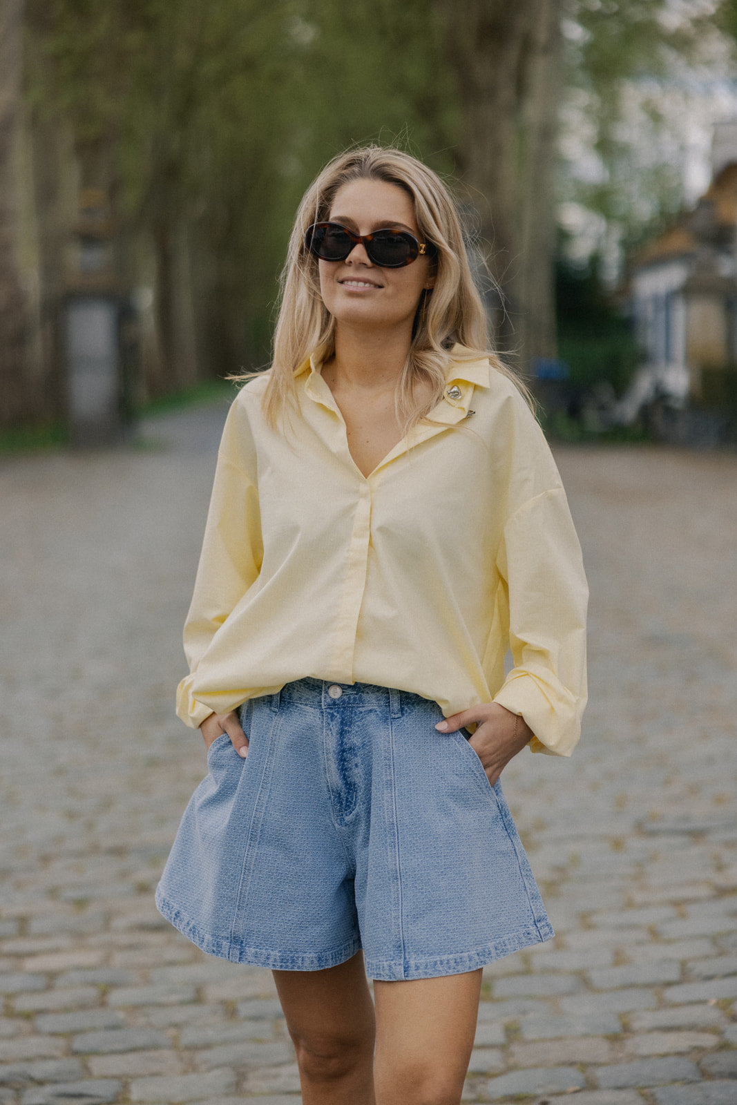 Yellow blouse