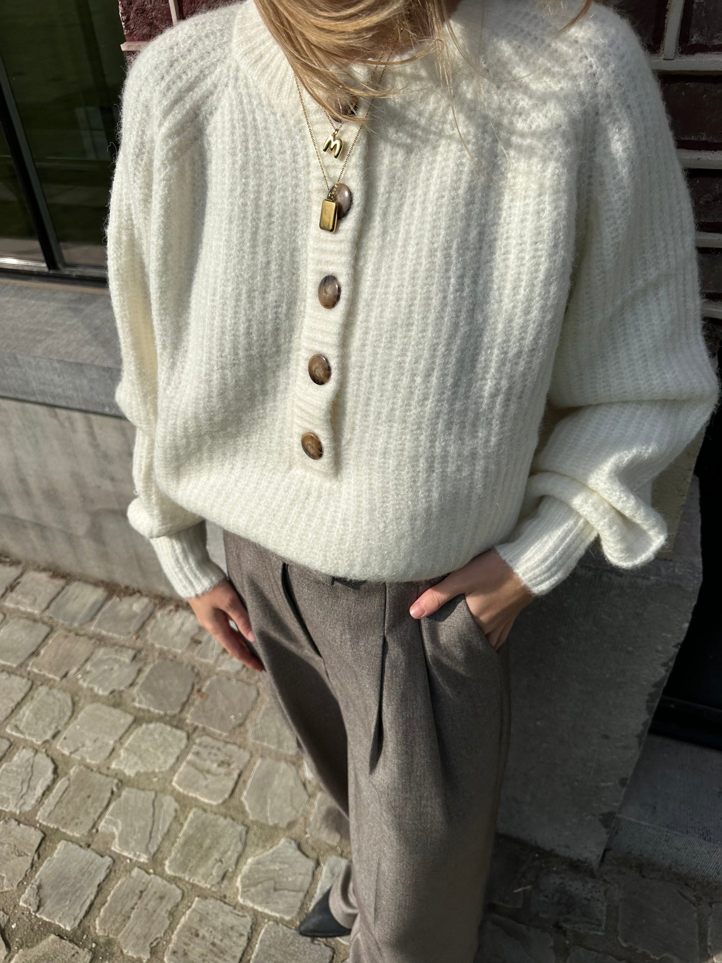 Nathaël pull - ecru