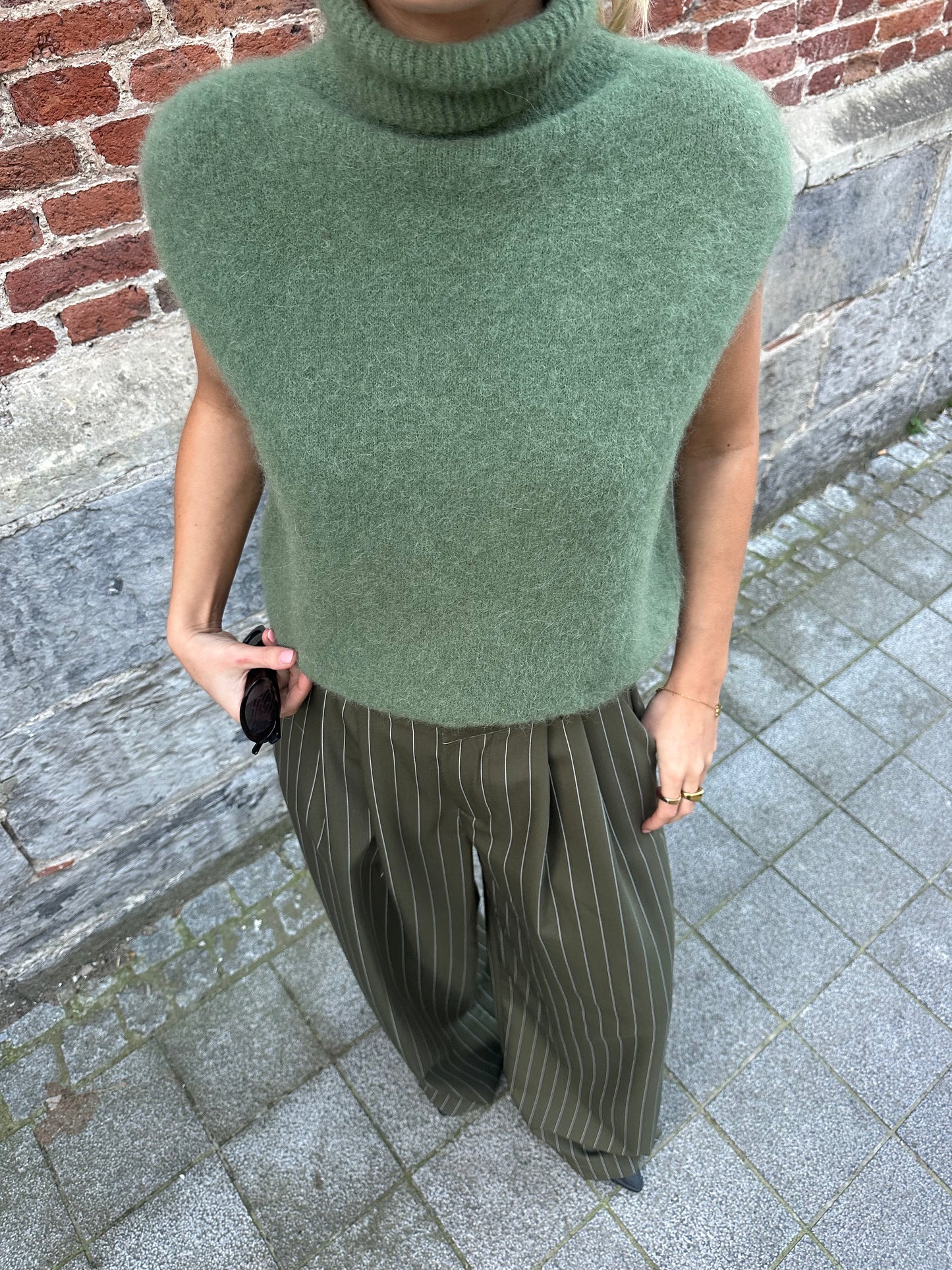 Turtleneck knit - Kaki
