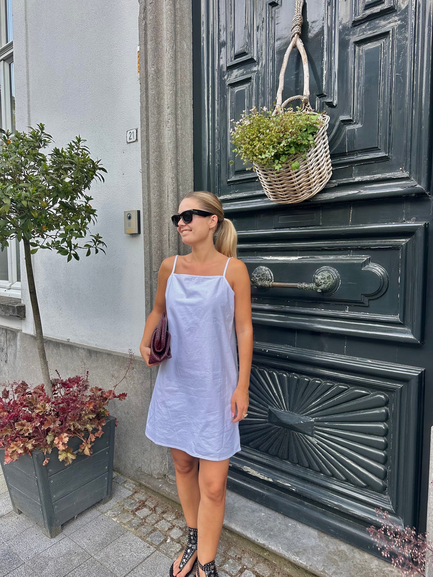 Elisa Dress - white
