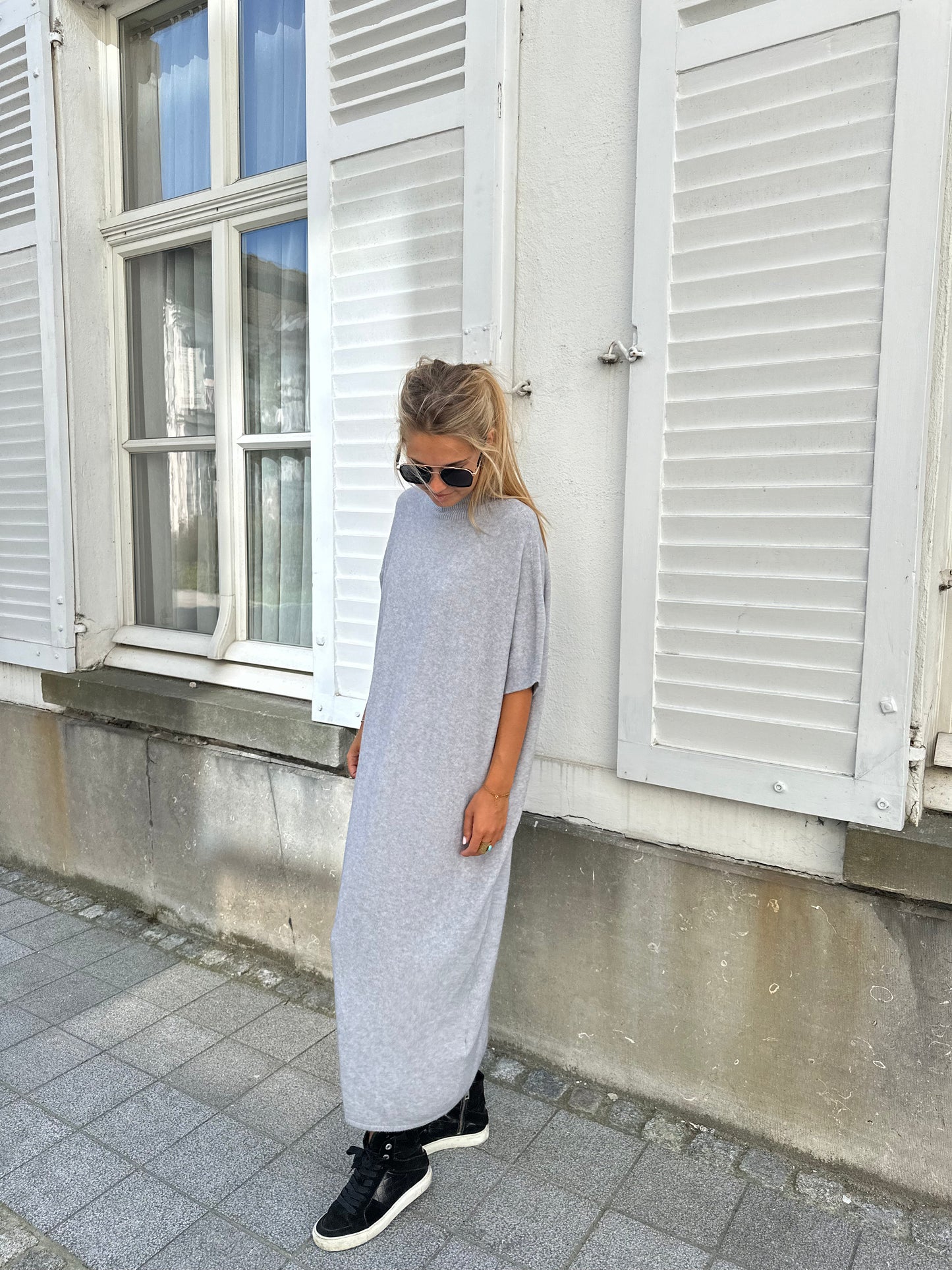 Pull dress grey
