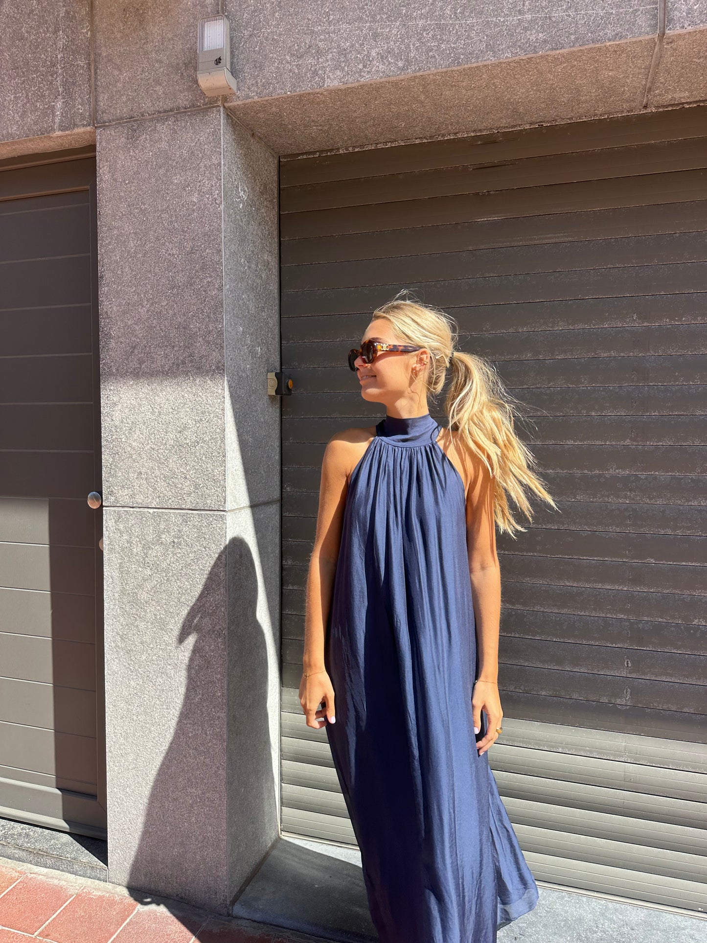 Blue dress