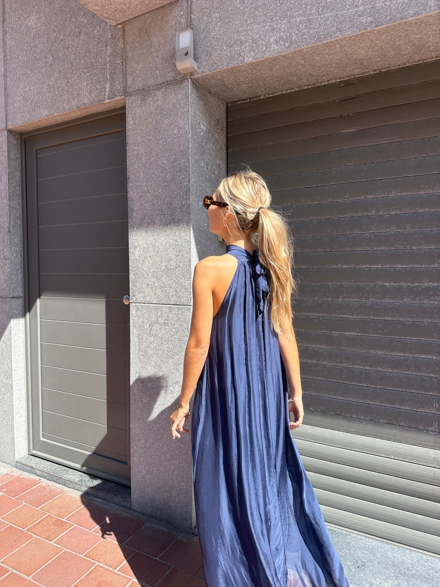 Blue dress