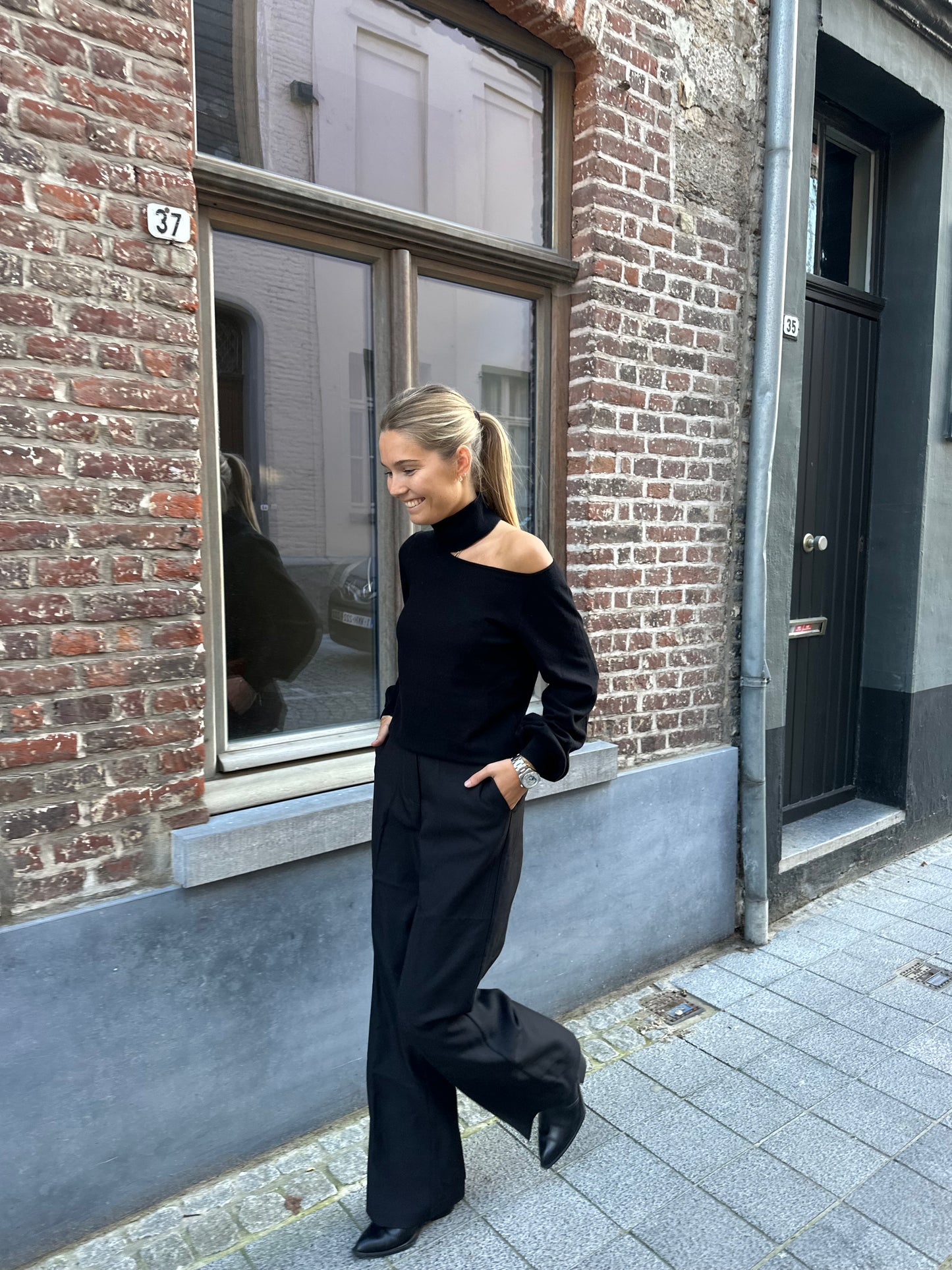 Classic pants - black