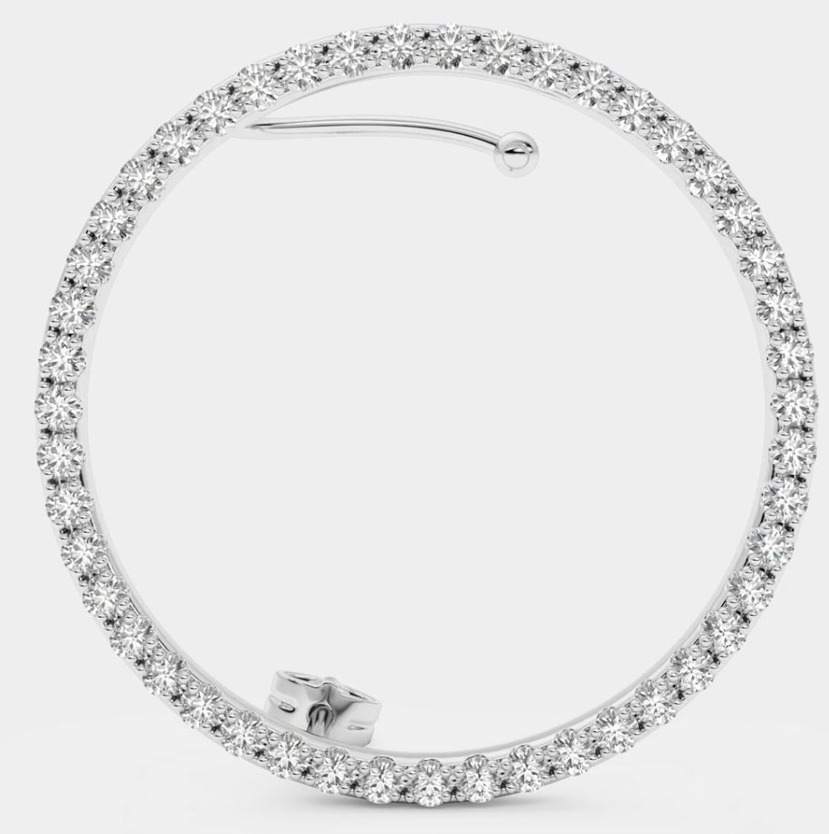 Kai diamond earstud (rechts)