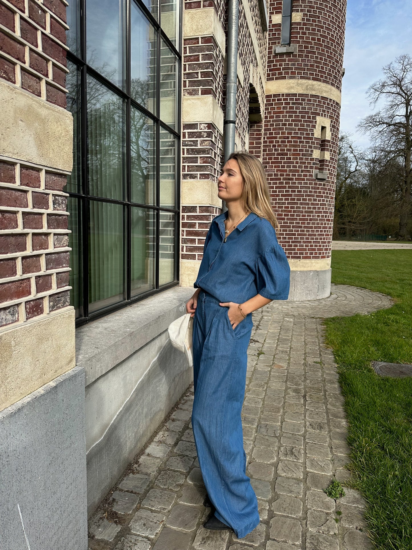 Denim trousers