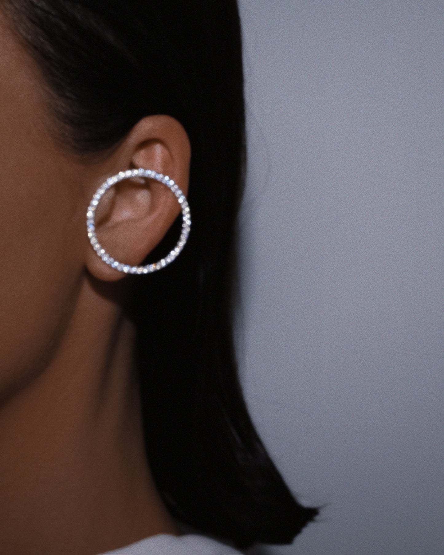 Kai diamond earstud (rechts)