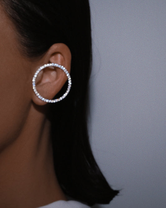 Kai diamond earstud (rechts)