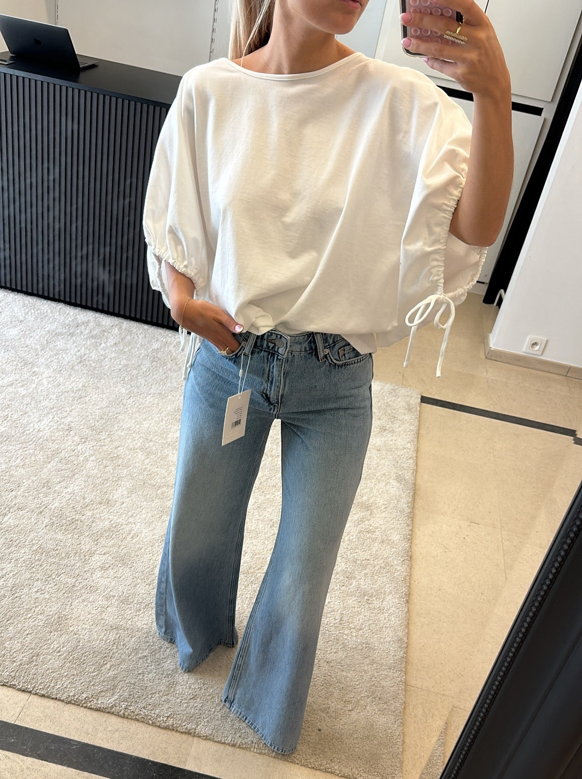 Lia shirt - open back
