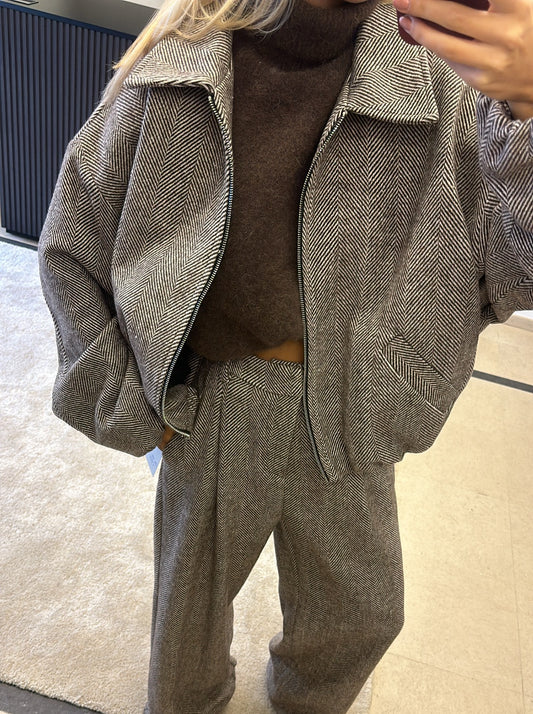 Alizee bomber - brown