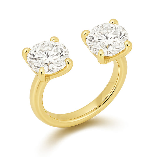 Double diamond ring