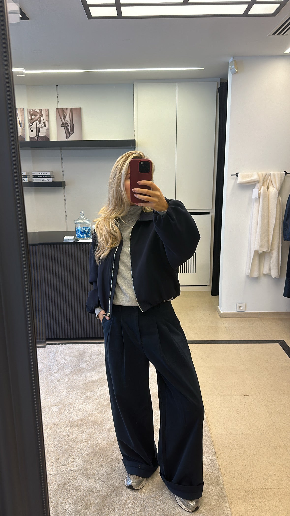Mia bomber - navy