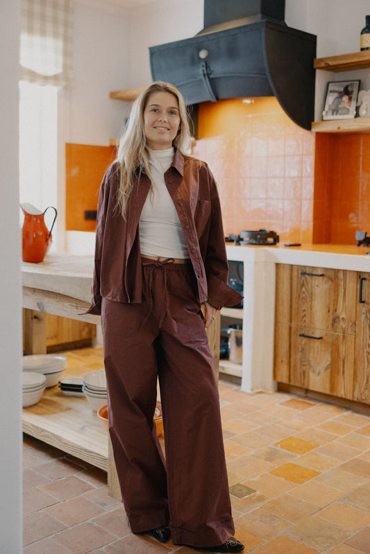 Mae pants - bordeaux