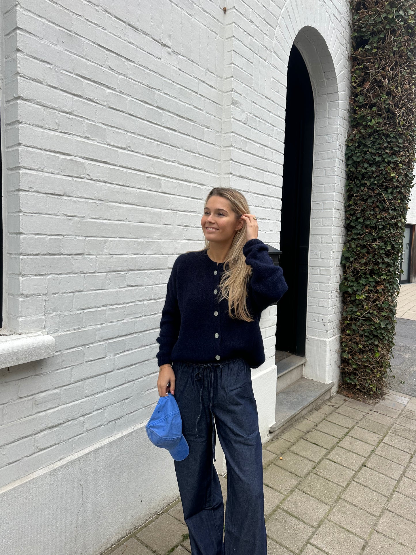 Wide jeans - dark blue