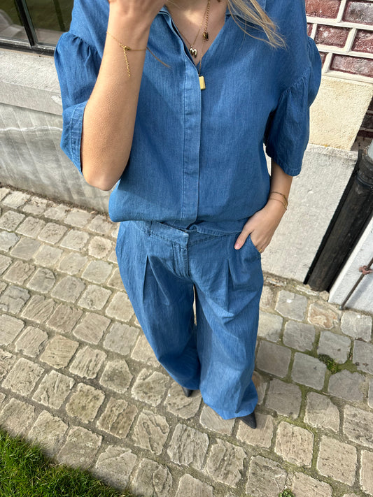 Denim top