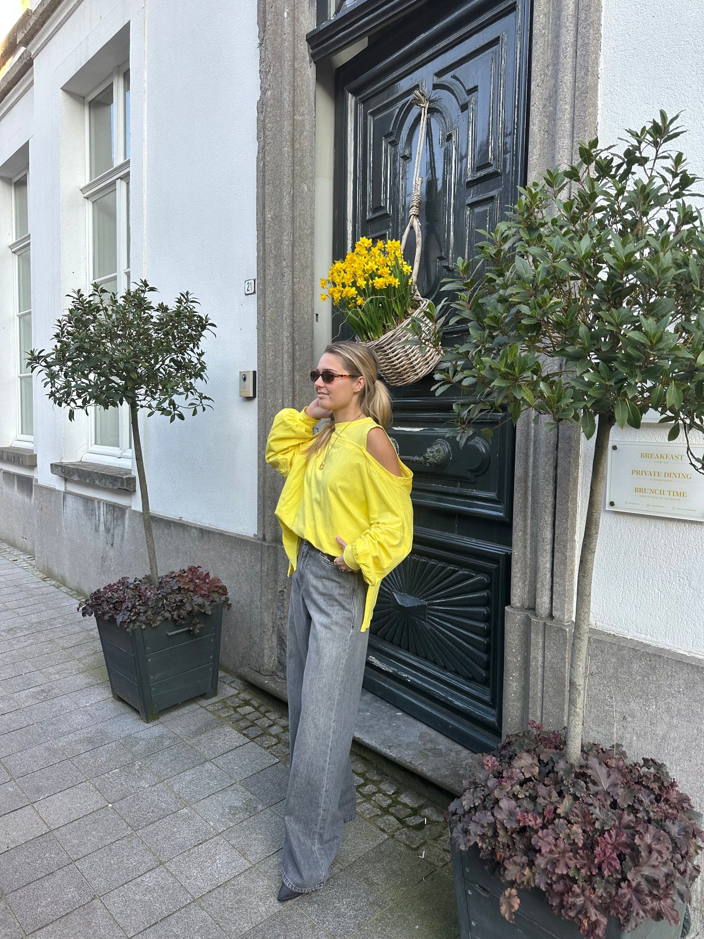 Nina shirt - yellow