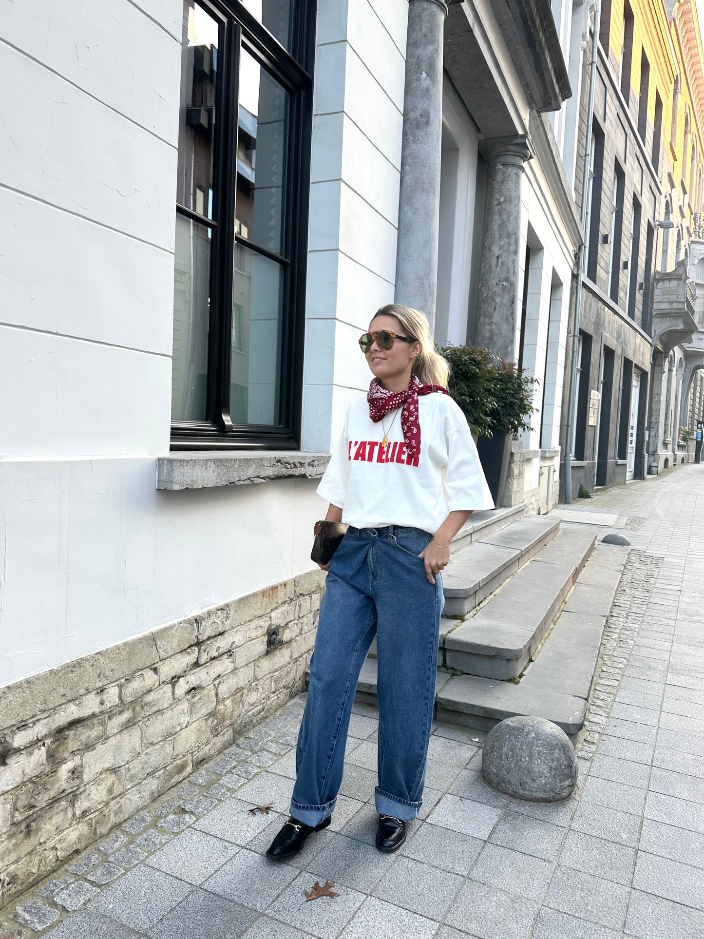 L'atelier shirt - red