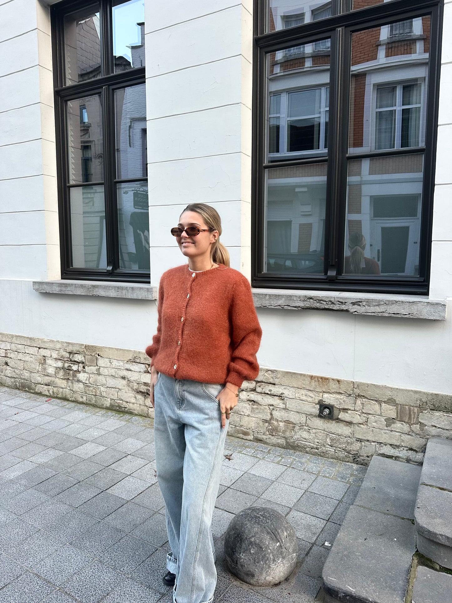 Pull mohair - roest