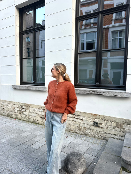 Pull mohair - roest