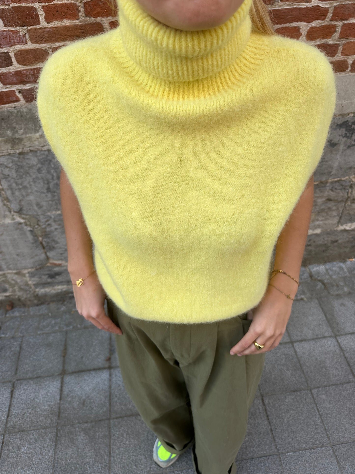 Turtleneck sweater - Yellow