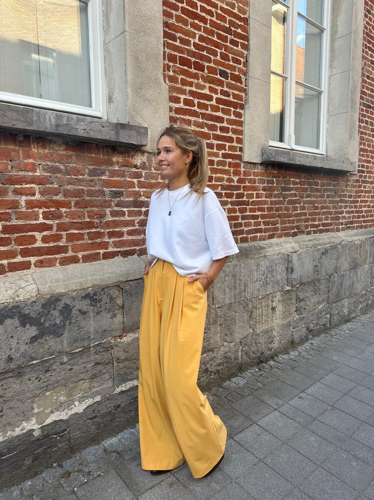 Wide pants - Apricot