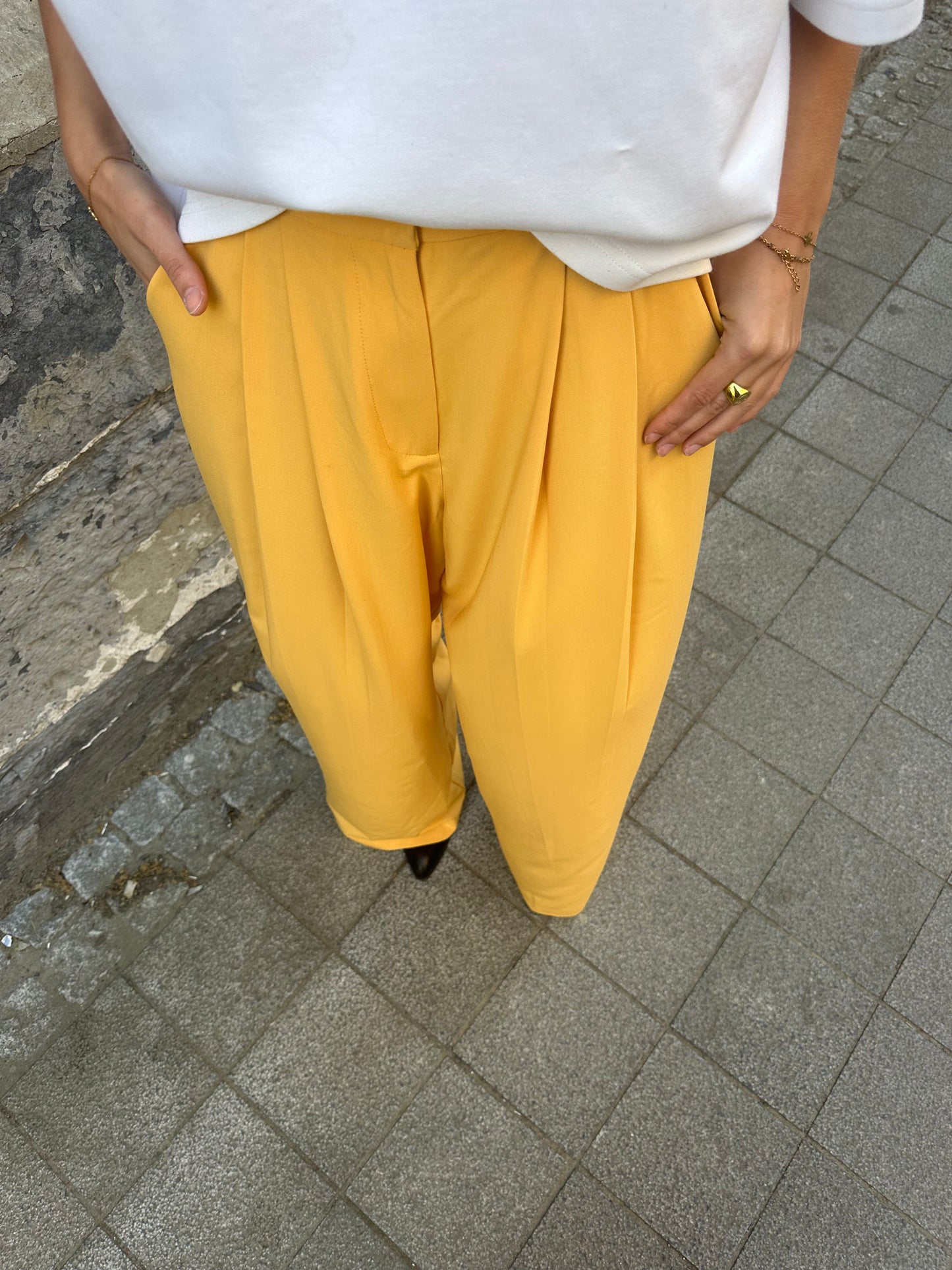Wide pants - Apricot
