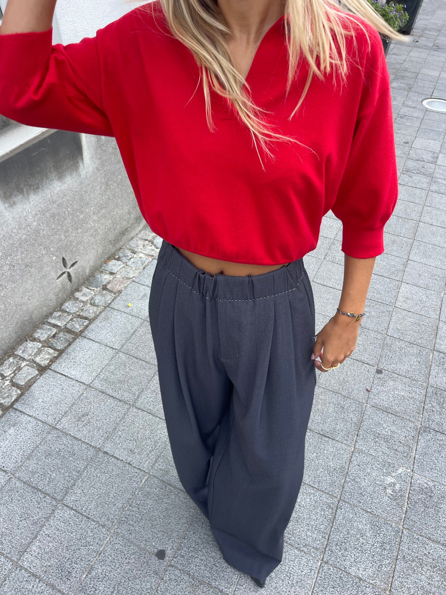 Romie Knit  - Red