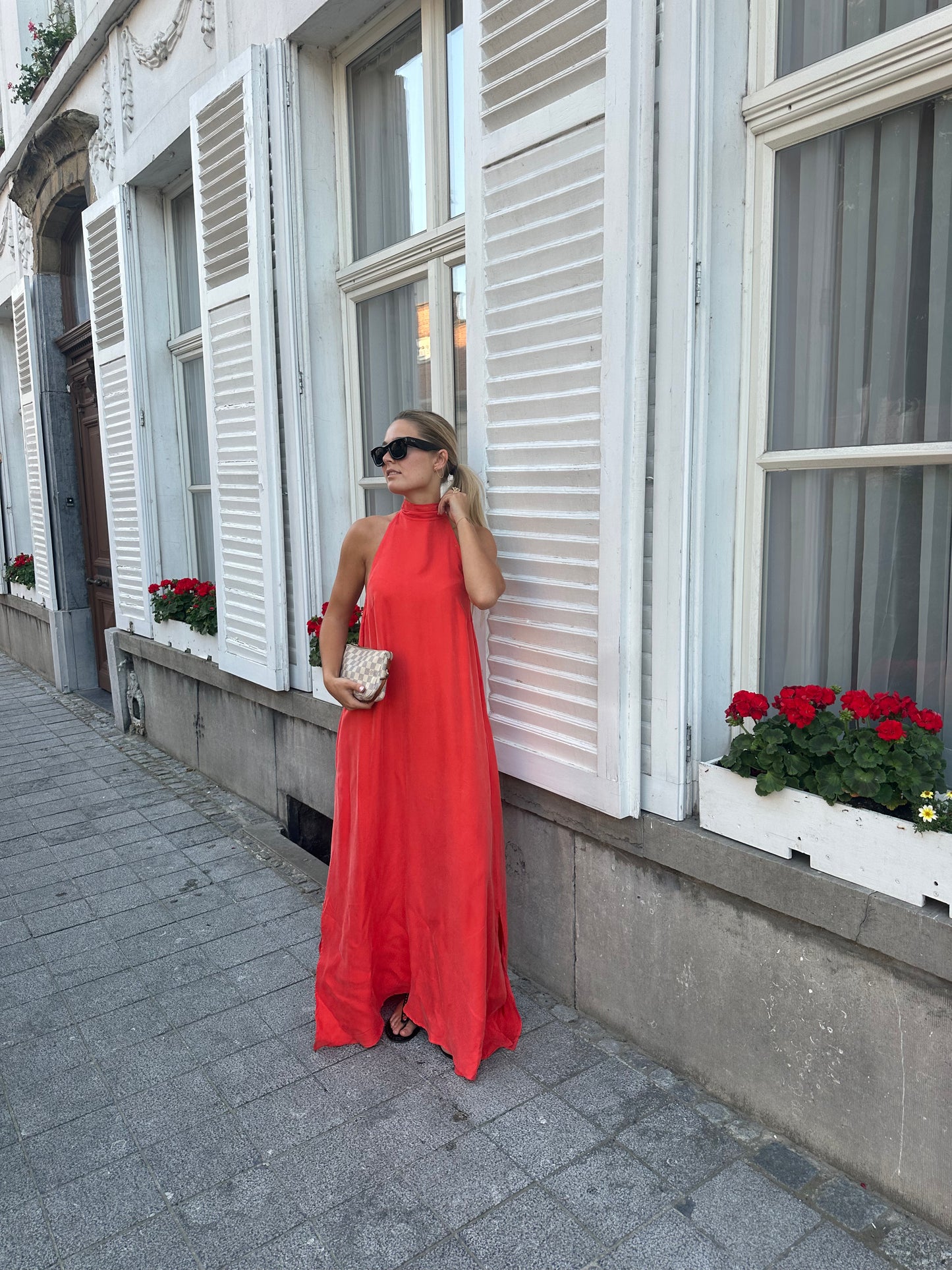 Cilou dress - Orange