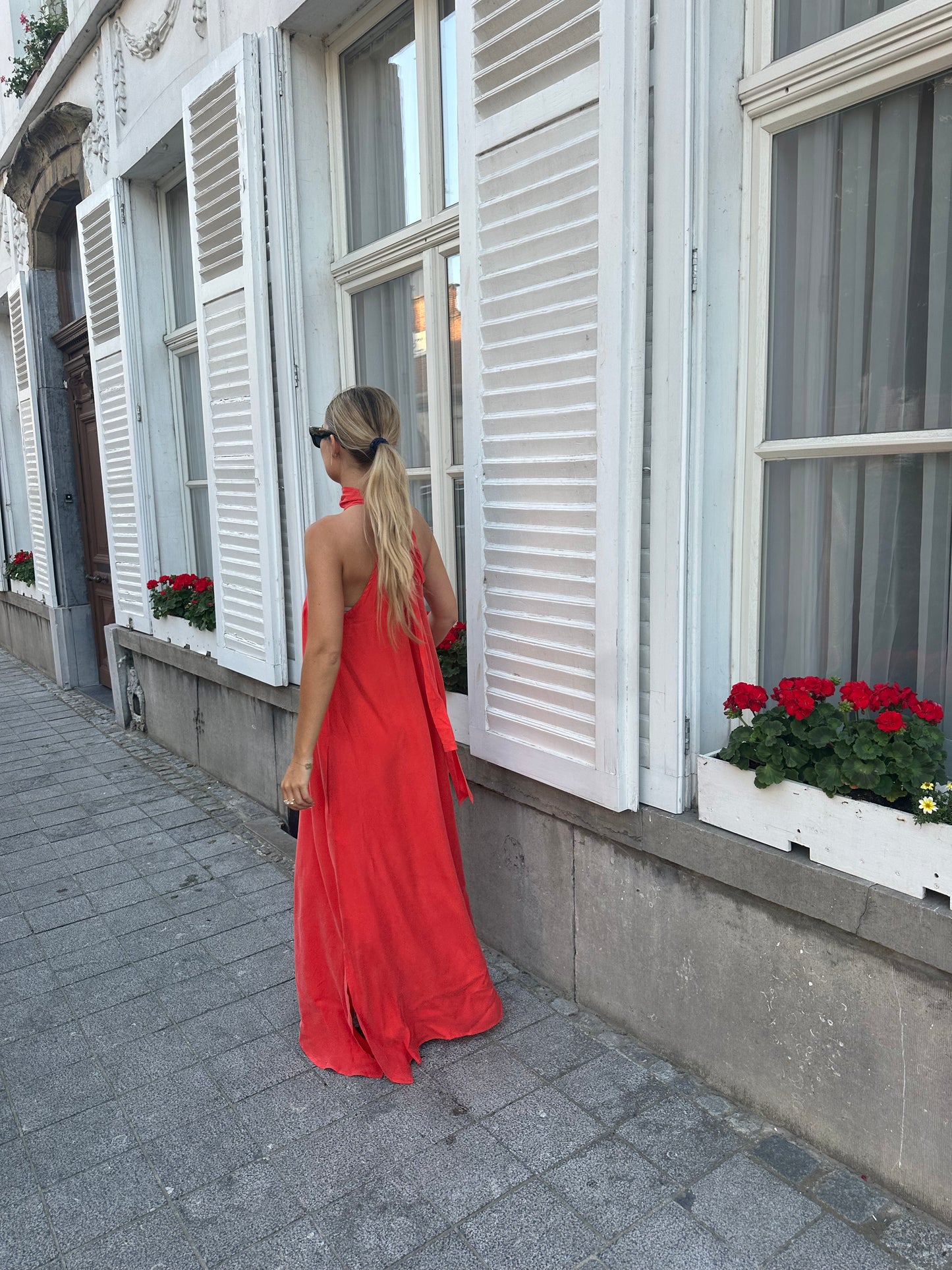 Cilou dress - Orange