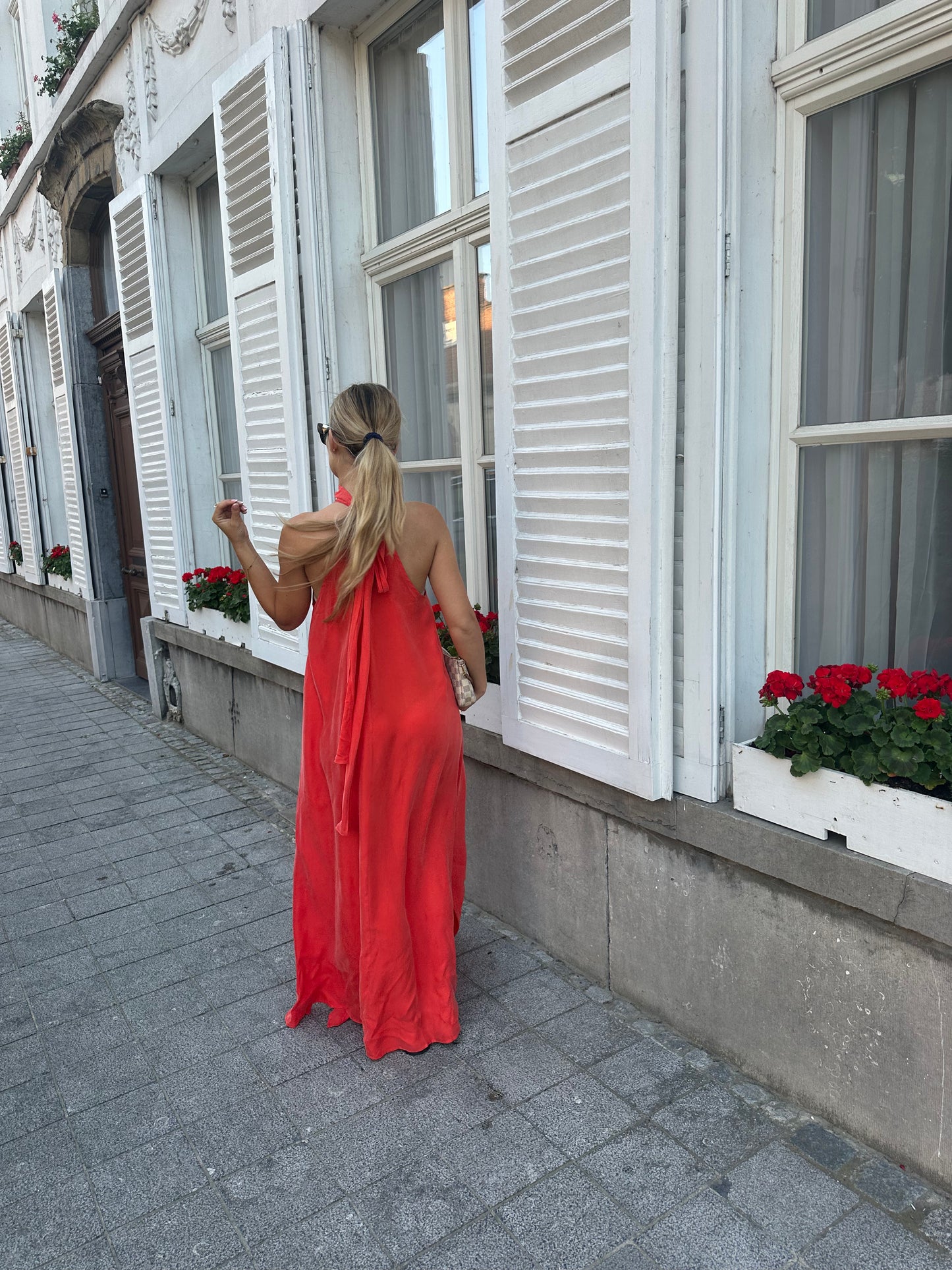 Cilou dress - Orange