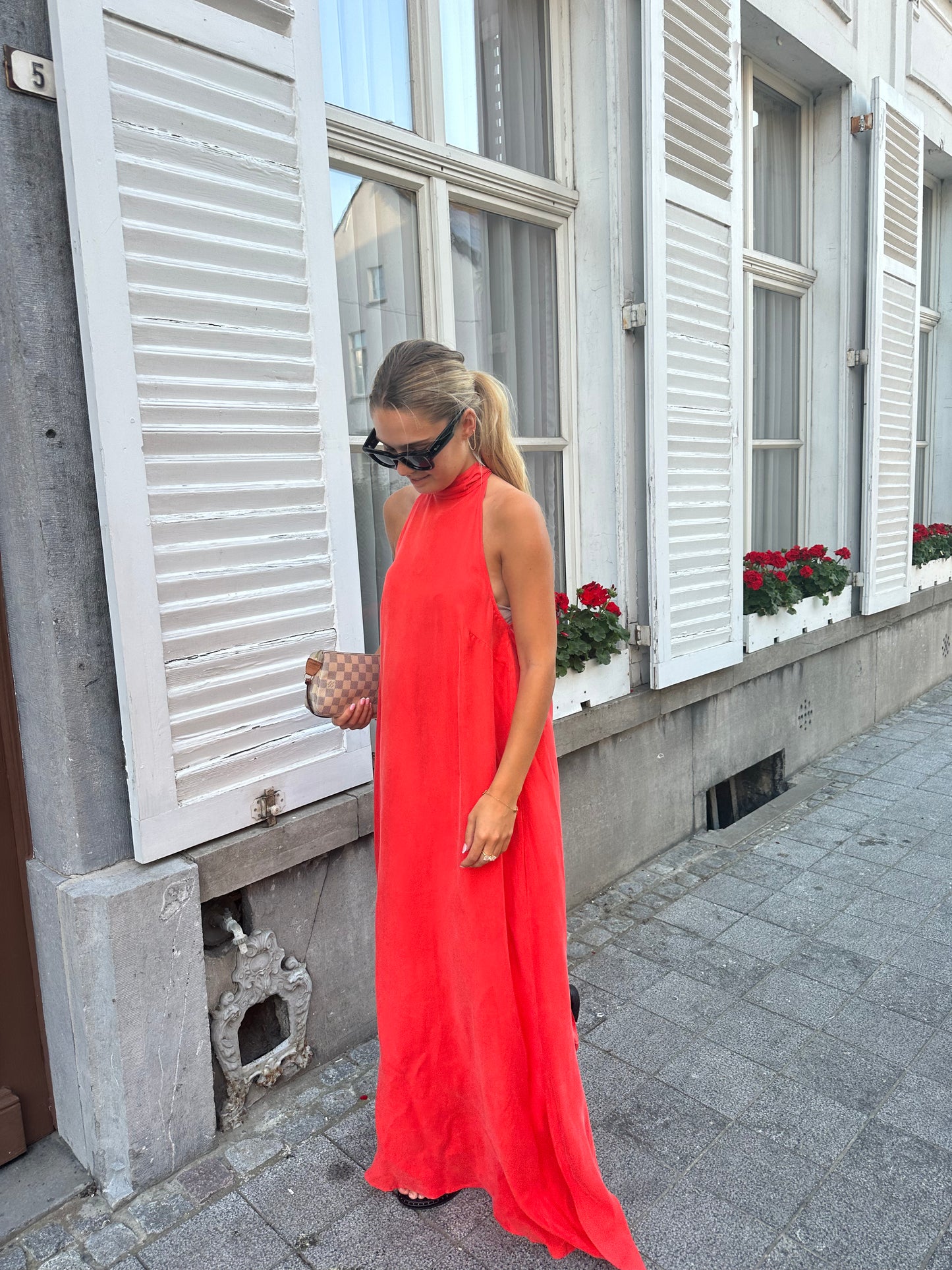 Cilou dress - Orange
