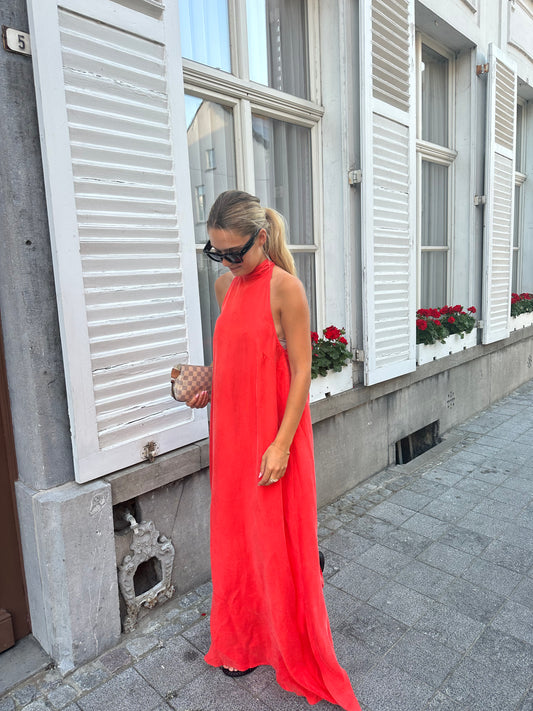 Cilou dress - Orange