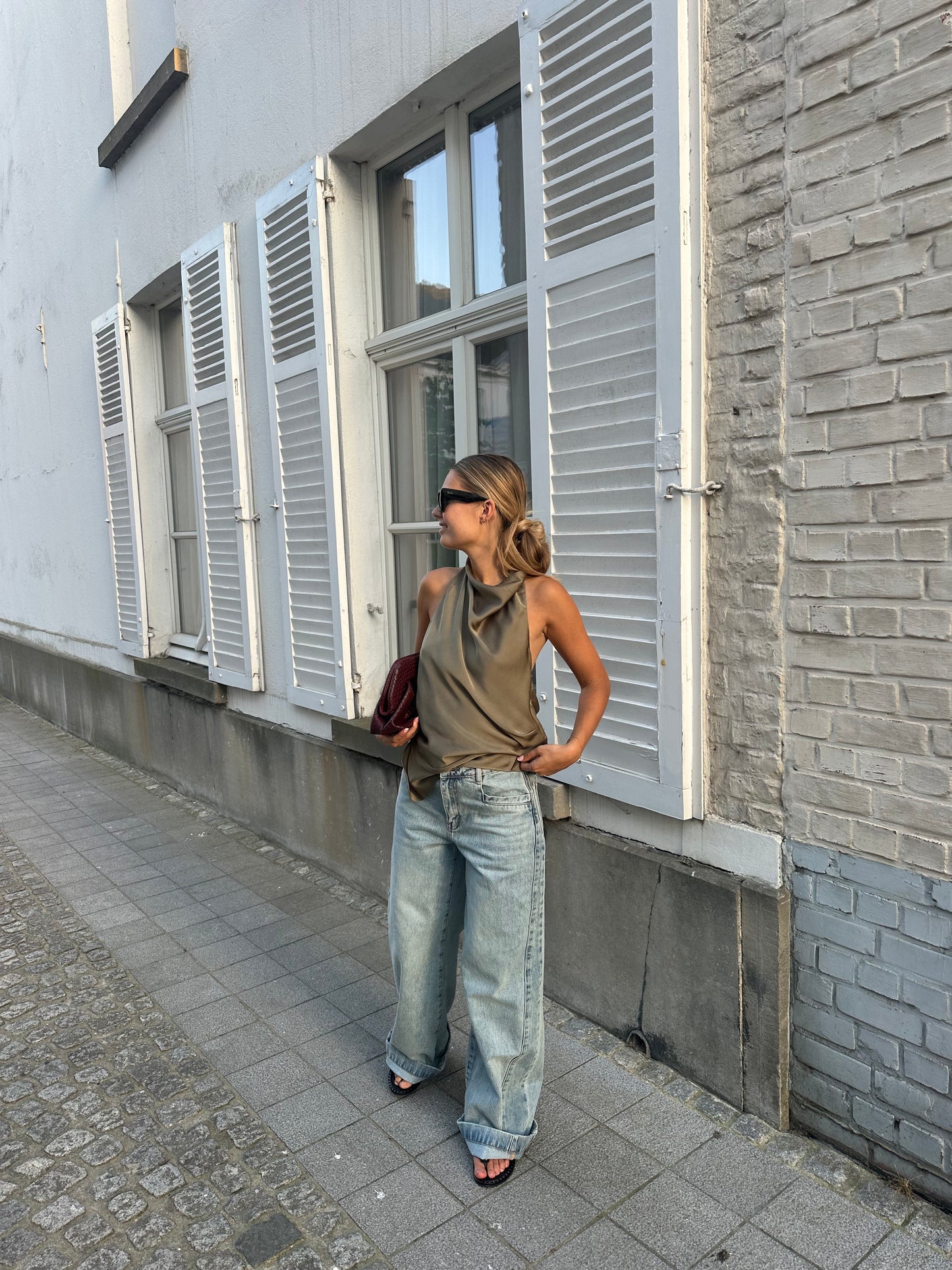Marie top - Khaki