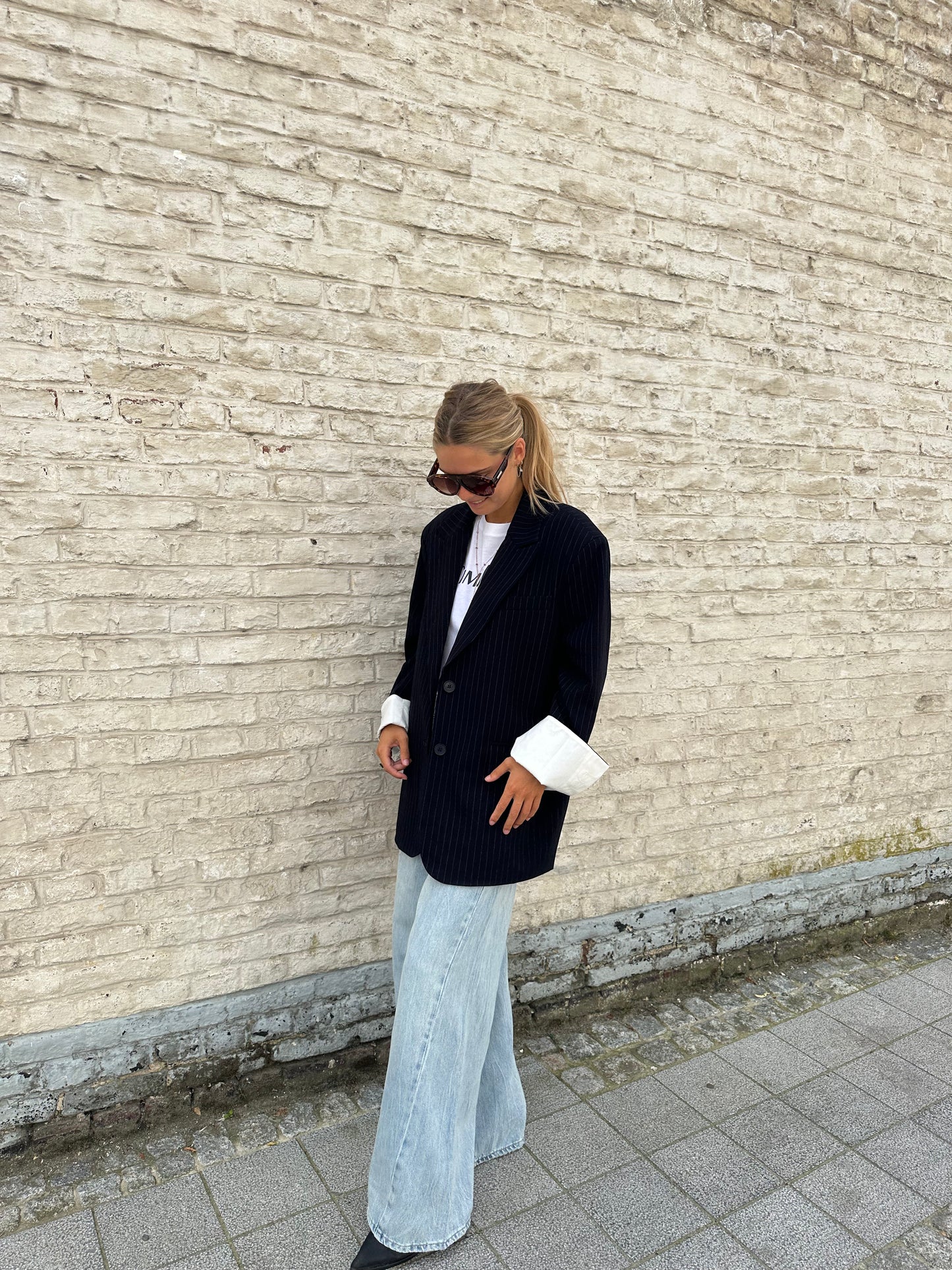 Oversized blazer blue