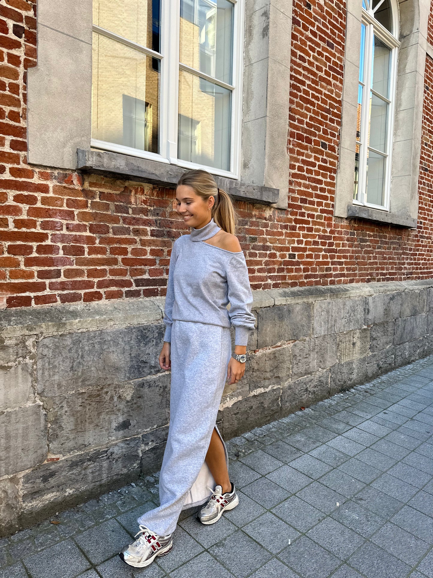 Maxi skirt - grey