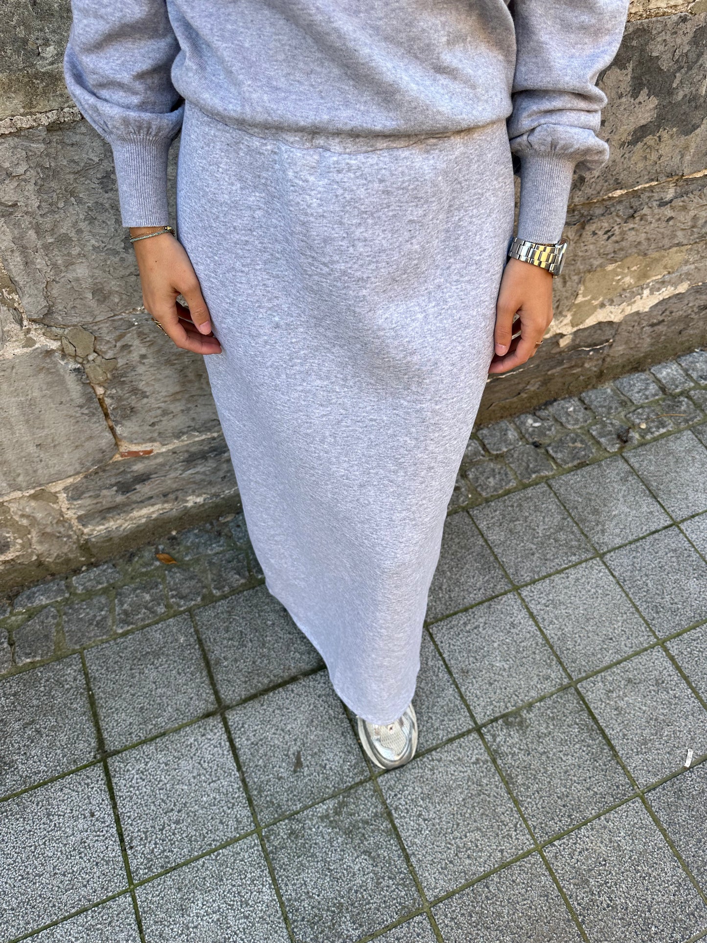 Maxi skirt - grey