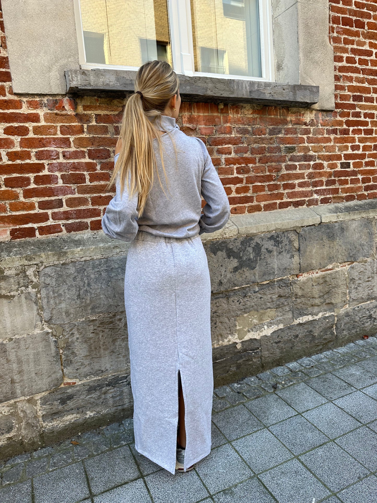 Maxi skirt - grey