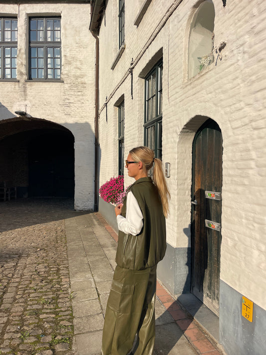 Fleur pants - Dark olive