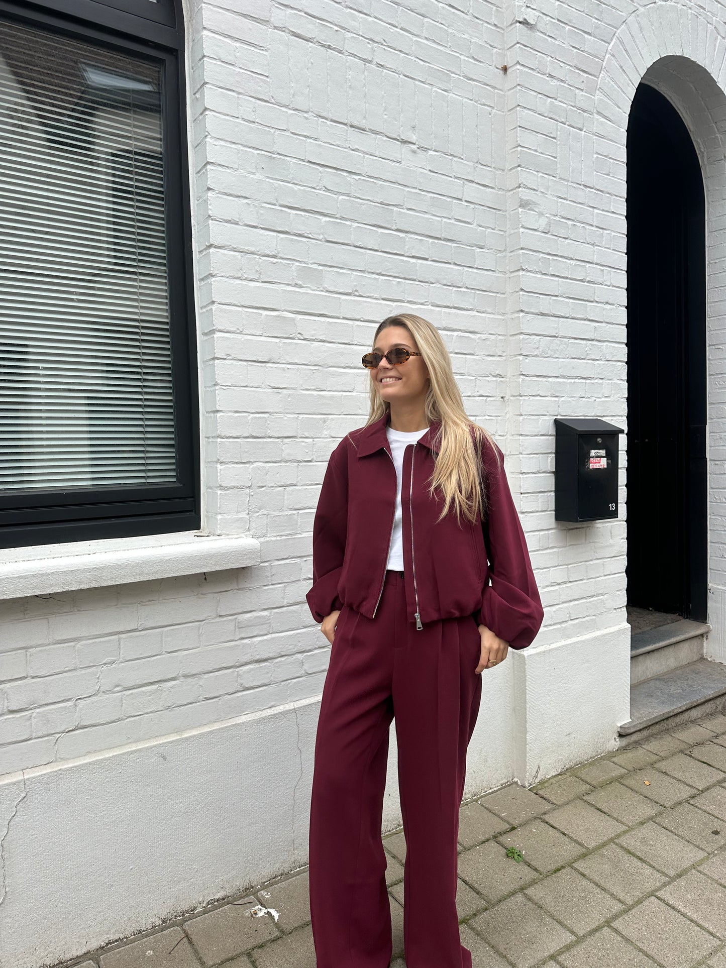 Mia bomber - bordeaux