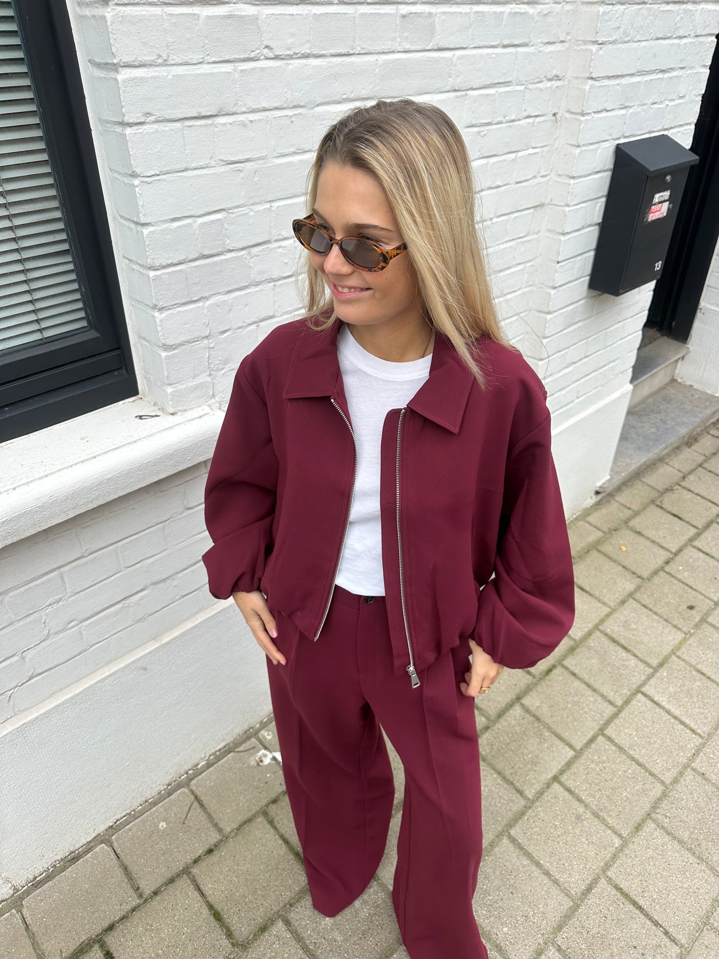 Mia bomber - bordeaux