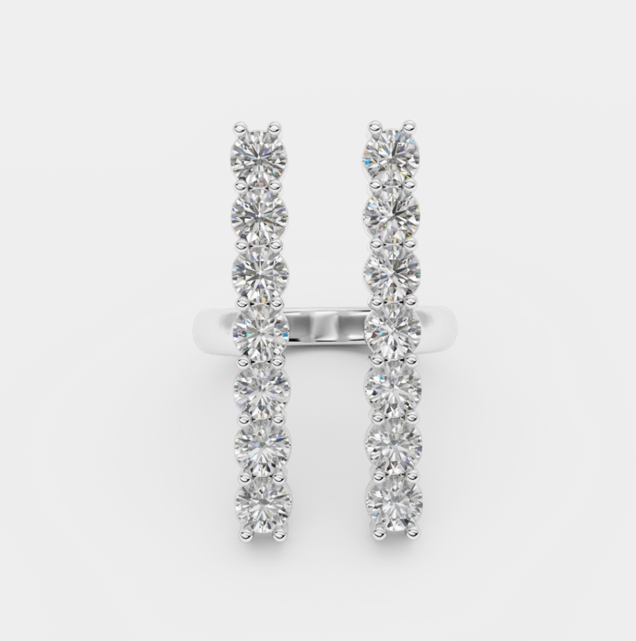 Iris diamond ring