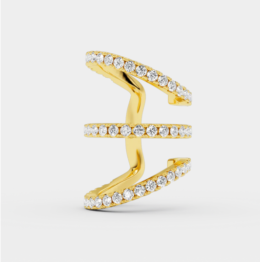 Trio ivy earcuff