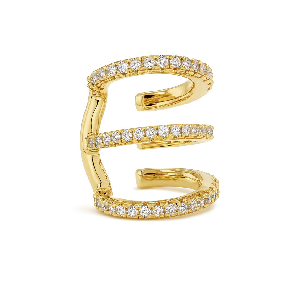Trio ivy earcuff